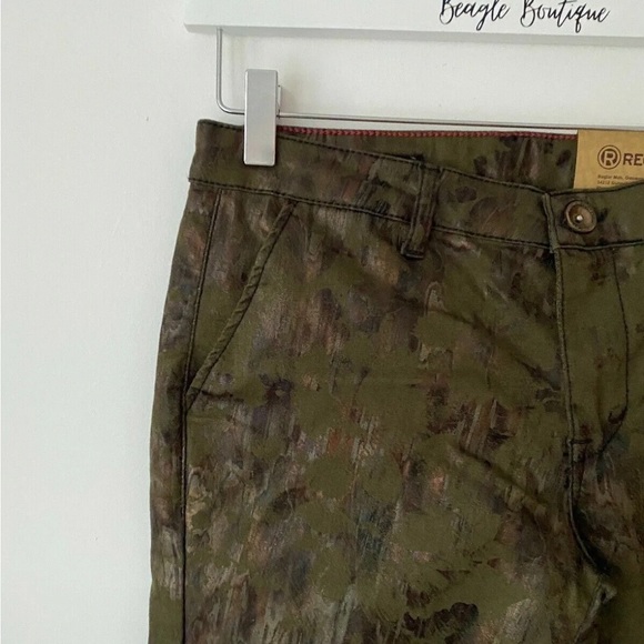 RECOTT Punto Khaki Coated Jeans Size 10 W30 L28 - Picture 4 of 5